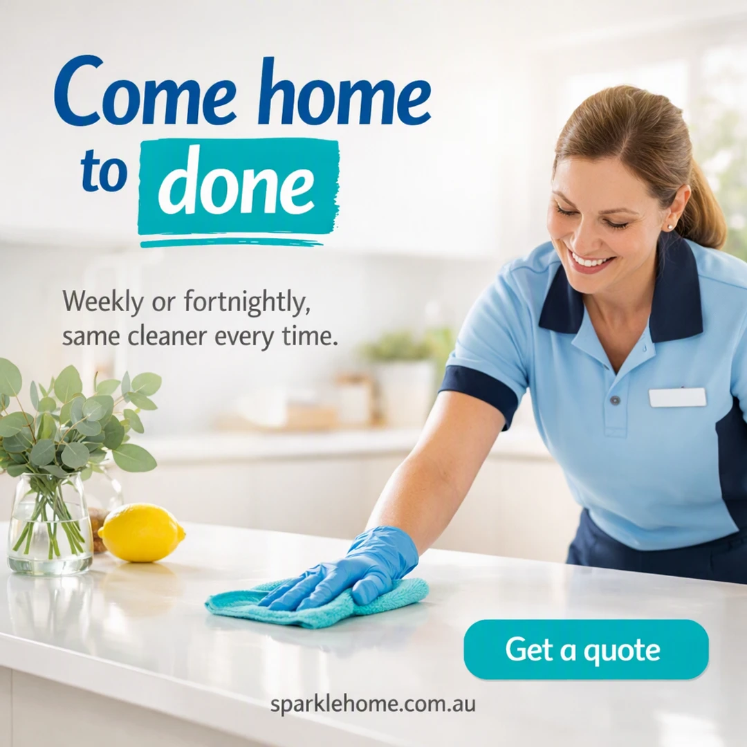 Finished post Evolamate made for cleaning businesses: Come home to done